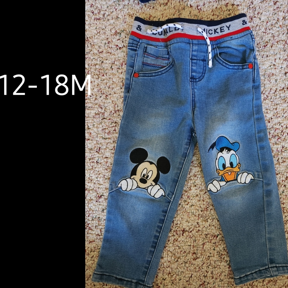 Disney Donald Mickey Jeans